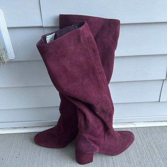 💚💚Extended Closet Clearout💚💚 Aldo Lilinia Burgundy Tall Boots - Picture 7 of 8